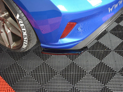 Maxton Design Rear Side Splitters V.1 Ford Focus ST-Line Mk4 - Textured