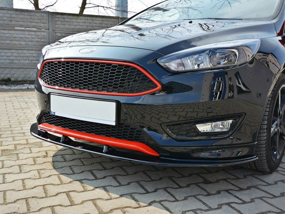 Maxton Design Front Splitter V.1 Ford Focus 3 St-line (Facelift) (2015-2018)
