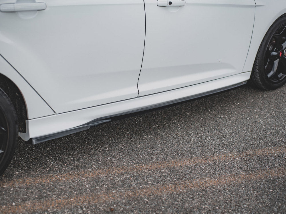 Maxton Design Side Skirts Diffusers V2 Ford Focus ST & RS MK3 (2015-2018)