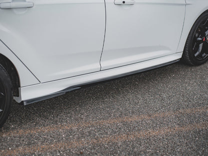 Maxton Design Side Skirts Diffusers V2 Ford Focus ST & RS MK3 (2015-2018)