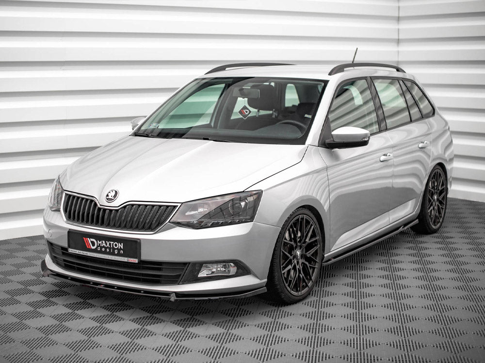 Maxton Design Front Splitter V.1 Skoda Fabia MK3 (2014-2019)