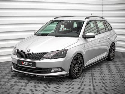 Maxton Design Front Splitter V.1 Skoda Fabia MK3 (2014-2019)