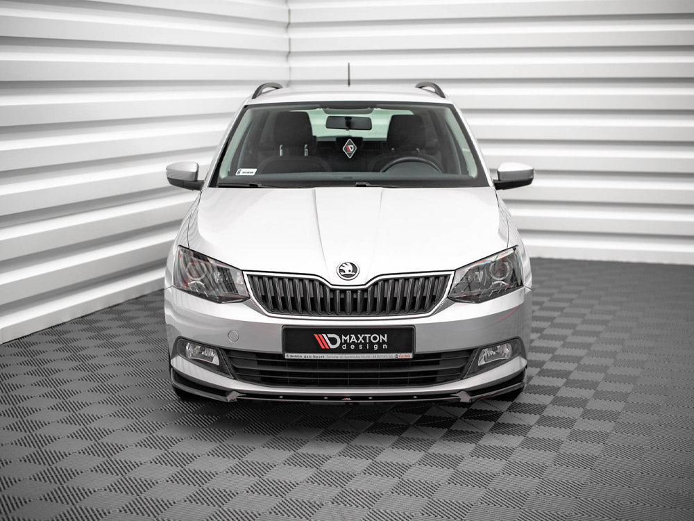 Maxton Design Front Splitter V.1 Skoda Fabia MK3 (2014-2019)