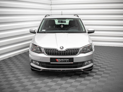 Maxton Design Front Splitter V.1 Skoda Fabia MK3 (2014-2019)