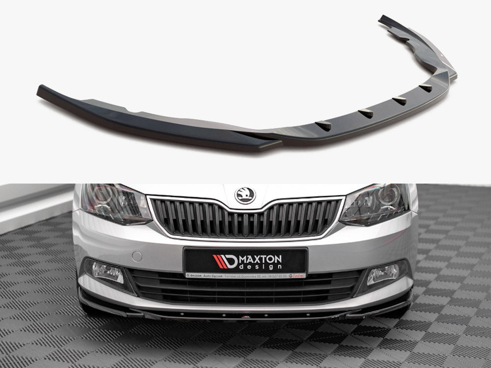 Maxton Design Front Splitter V.2 Skoda Fabia MK3 (2014-2019)