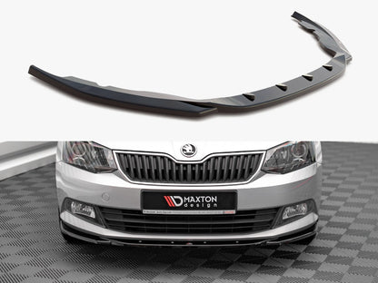 Maxton Design Front Splitter V.2 Skoda Fabia MK3 (2014-2019)