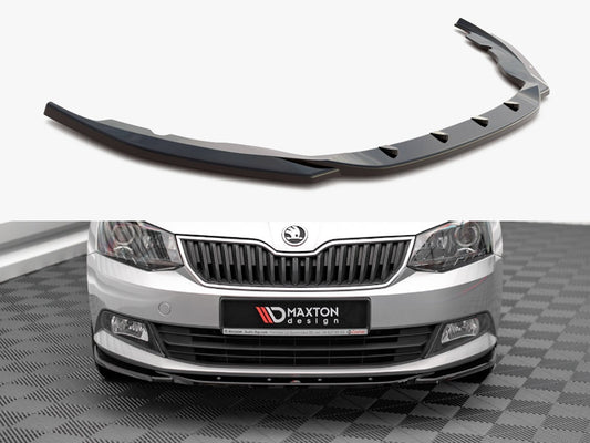 Maxton Design Front Splitter V.2 Skoda Fabia MK3 (2014-2019)