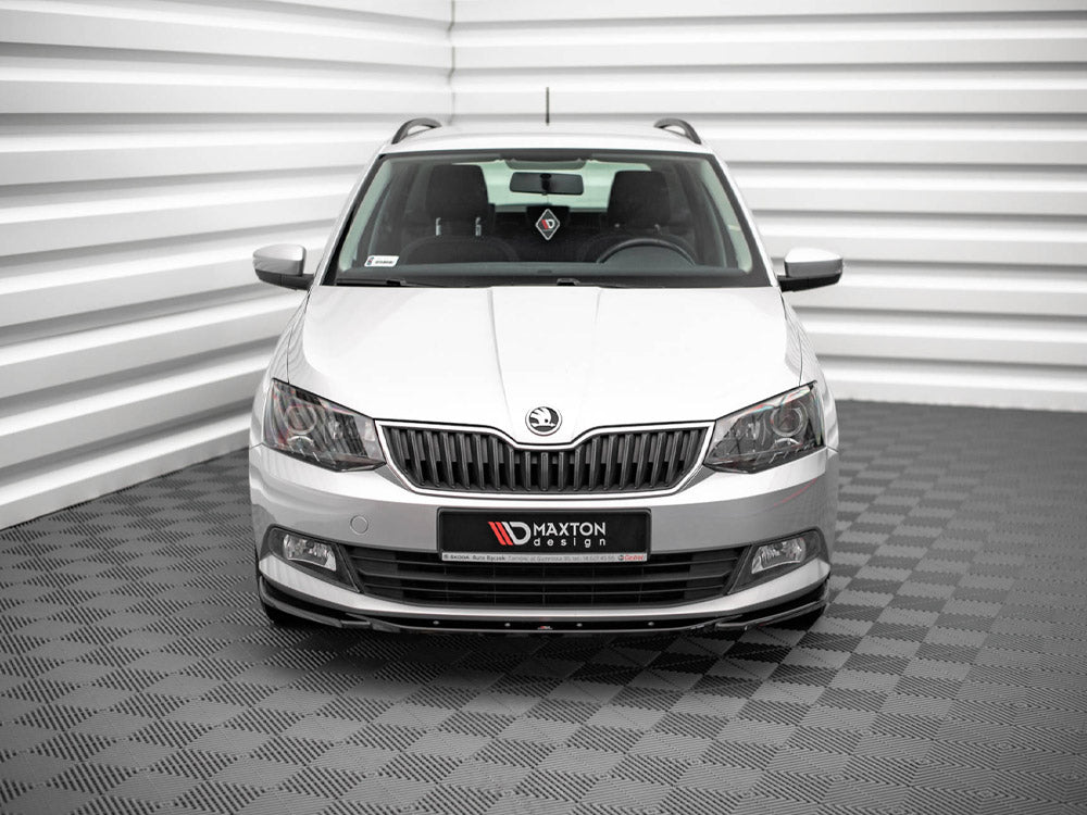 Maxton Design Front Splitter V.2 Skoda Fabia MK3 (2014-2019)