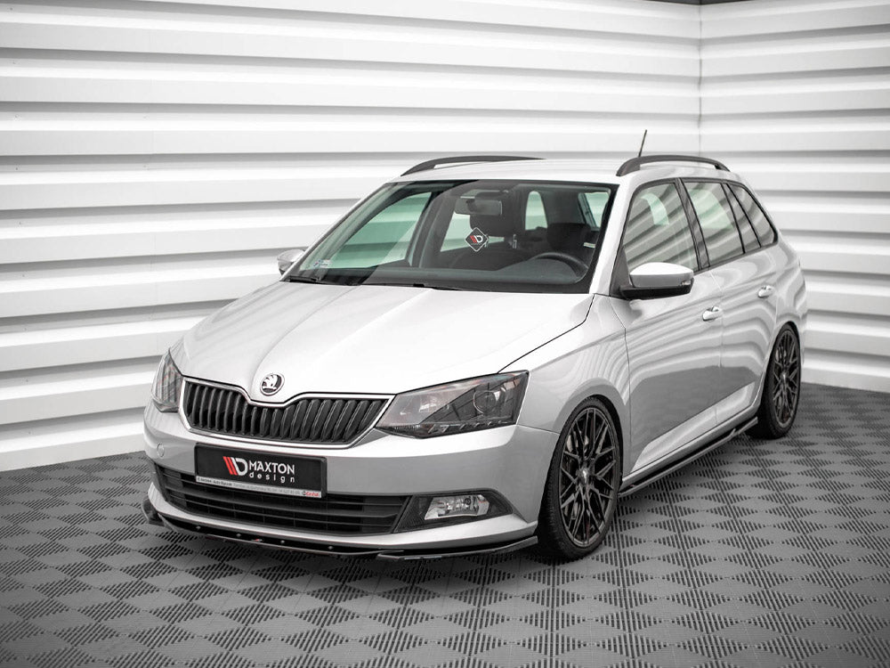 Maxton Design Front Splitter V.2 Skoda Fabia MK3 (2014-2019)
