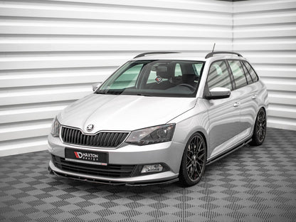 Maxton Design Front Splitter V.2 Skoda Fabia MK3 (2014-2019)