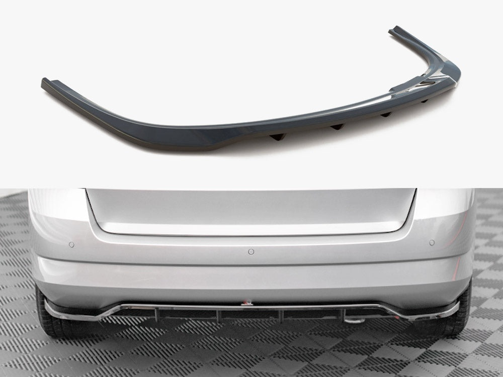 Maxton Design Rear Splitter (Vertical Bars) Skoda Fabia Estate Mk3