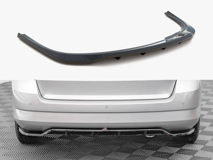Maxton Design Rear Splitter (Vertical Bars) Skoda Fabia Estate Mk3