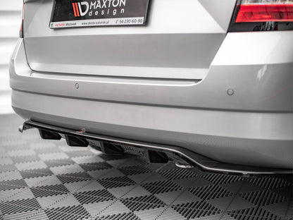 Maxton Design Rear Splitter (Vertical Bars) Skoda Fabia Estate Mk3