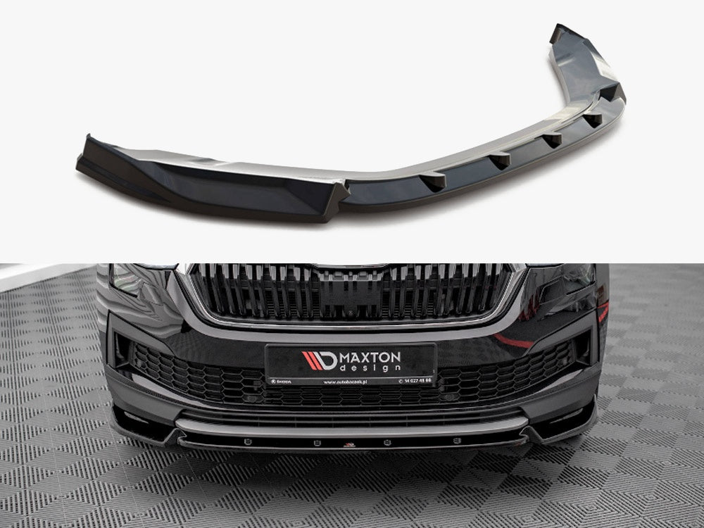 Maxton Design Front Splitter V.1 Skoda Kodiaq Mk1 Facelift