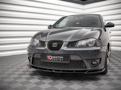 Maxton Design Front Splitter V.2 Seat Ibiza Cupra MK3 (2004-2008)