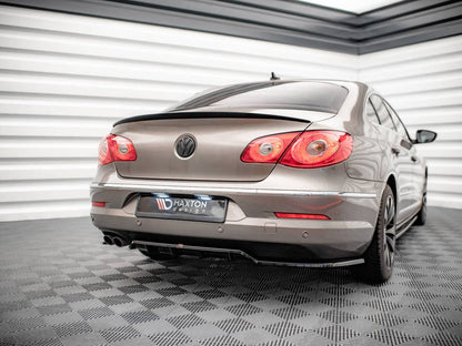 Maxton Design Central Rear Splitter (Vertical Bars) VW Passat CC