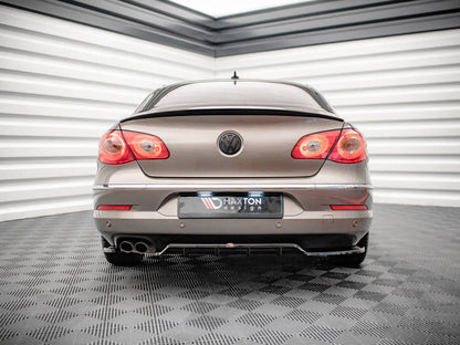 Maxton Design Central Rear Splitter (Vertical Bars) VW Passat CC