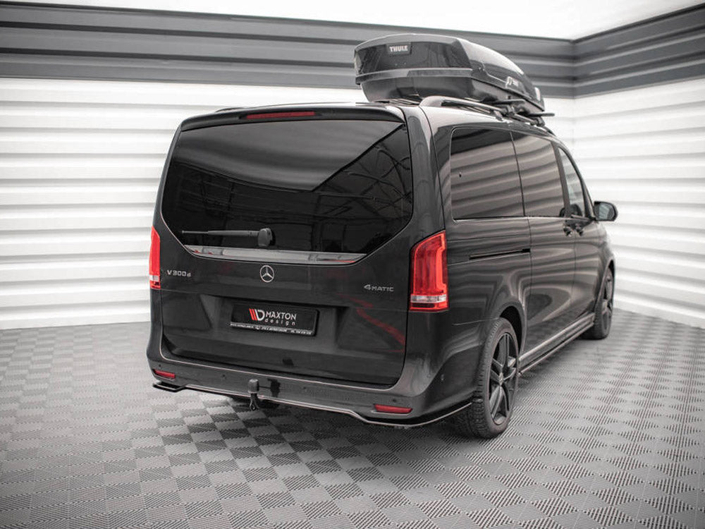 Maxton Design Rear Splitter (Vertical Bars) Mercedes V-Class AMG-Line W447 Facelift