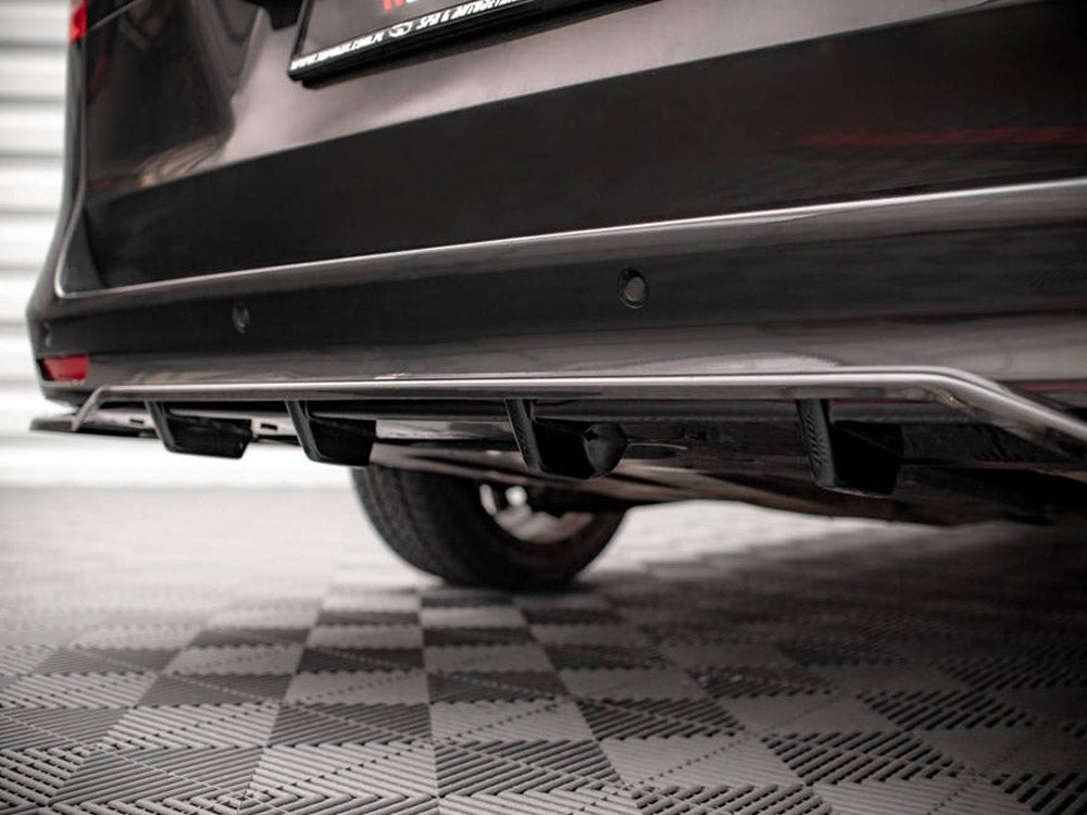 Maxton Design Rear Splitter (Vertical Bars) Mercedes V-Class AMG-Line W447 Facelift