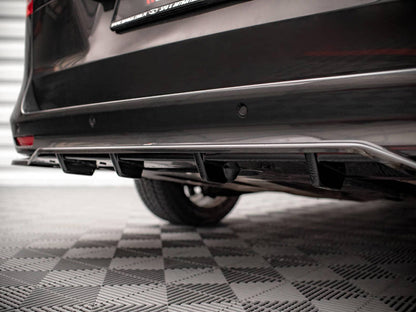 Maxton Design Rear Splitter (Vertical Bars) Mercedes V-Class AMG-Line W447 Facelift