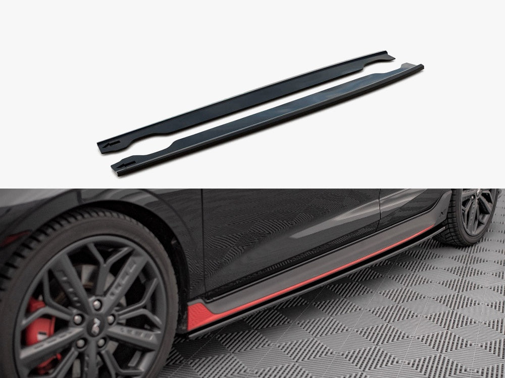 Maxton Design Side Skirts Diffusers Hyundai I20 N Mk3