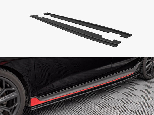 Maxton Design Street PRO Side Skirts Diffusers Hyundai I20 N Mk3