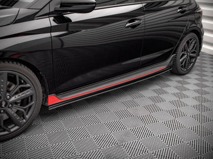 Maxton Design Street PRO Side Skirts Diffusers Hyundai I20 N Mk3