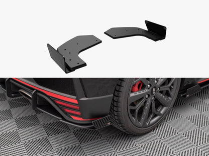 Maxton Design Street PRO Rear Side Splitters + Flaps Hyundai I20 N Mk3