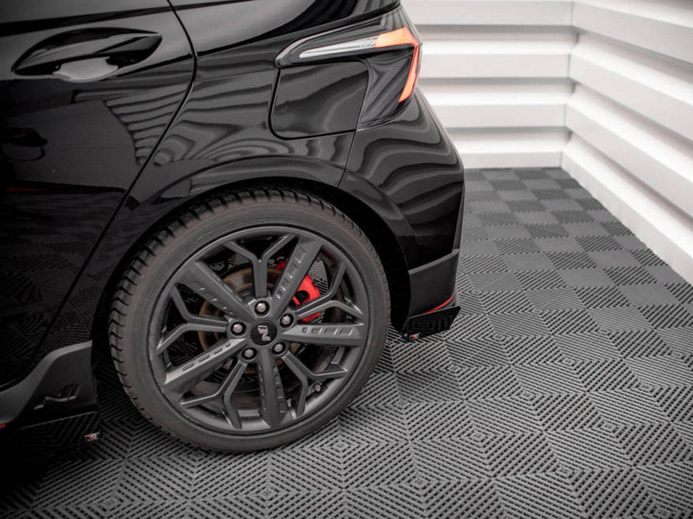 Maxton Design Street PRO Rear Side Splitters + Flaps Hyundai I20 N Mk3