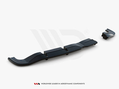 Maxton Design Central Rear Splitter (Vertical Bars) Hyundai I20 N Mk3