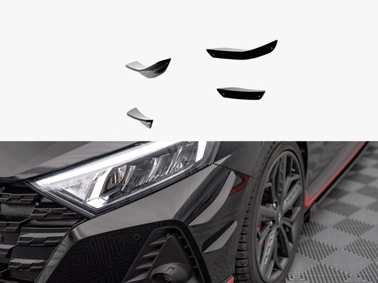 Maxton Design Front Bumper Wings (Canards) Hyundai I20 N Mk3