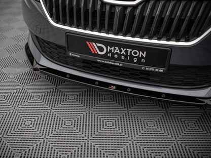 Maxton Design Front Splitter Skoda Fabia MK3 Facelift (2019-)