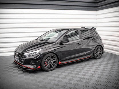 Maxton Design Street PRO Side Skirts Diffusers + Flaps Hyundai I20 N Mk3
