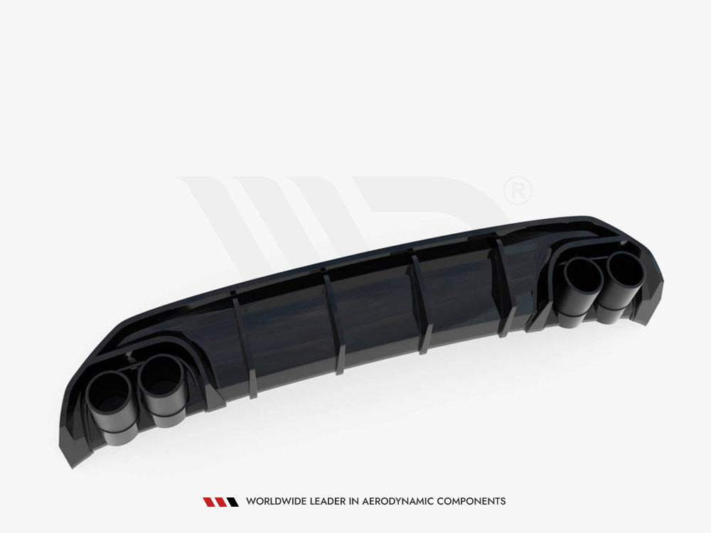 Maxton Design Rear Valance + Exhaust Ends Imitation Audi A3 S-Line Sportback 8Y