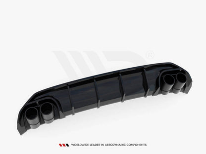 Maxton Design Rear Valance + Exhaust Ends Imitation Audi A3 S-Line Sportback 8Y