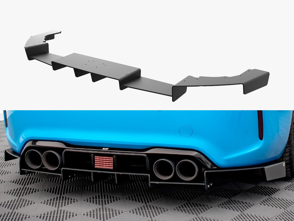 Maxton Design Rear Diffuser Racing Bmw M2 F87 (2016-2020)