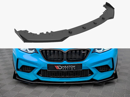 Maxton Design Street PRO Front Splitter V.1 + Flaps BMW M2 Competition F87