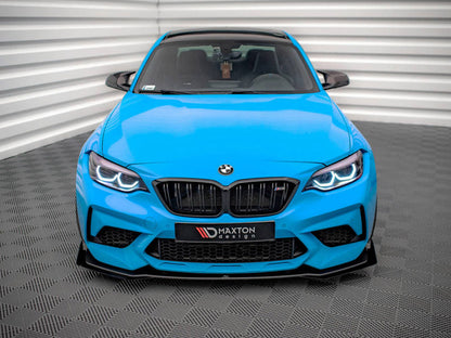 Maxton Design Street PRO Front Splitter V.1 + Flaps BMW M2 Competition F87