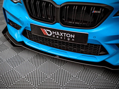 Maxton Design Street PRO Front Splitter V.1 + Flaps BMW M2 Competition F87