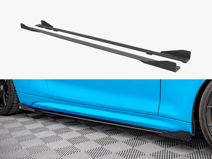 Maxton Design Street PRO Side Skirts Diffusers + Flaps BMW M2 F87