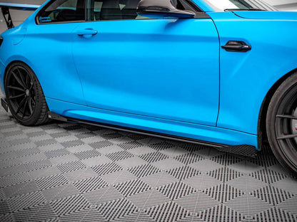 Maxton Design Street PRO Side Skirts Diffusers + Flaps BMW M2 F87