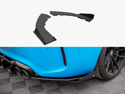 Maxton Design Street PRO Rear Side Splitters (+flaps) Bmw M2 F87 (2016-2020)