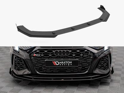 Maxton Design Street PRO Front Splitter V.1 + Flaps Audi RS3 8Y