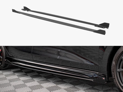 Maxton Design Street PRO Side Skirts Diffusers + Flaps Audi RS3 Sportback 8Y