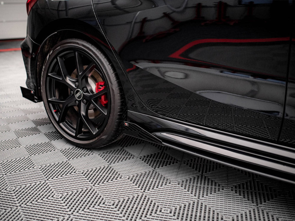 Maxton Design Street PRO Side Skirts Diffusers + Flaps Audi RS3 Sportback 8Y