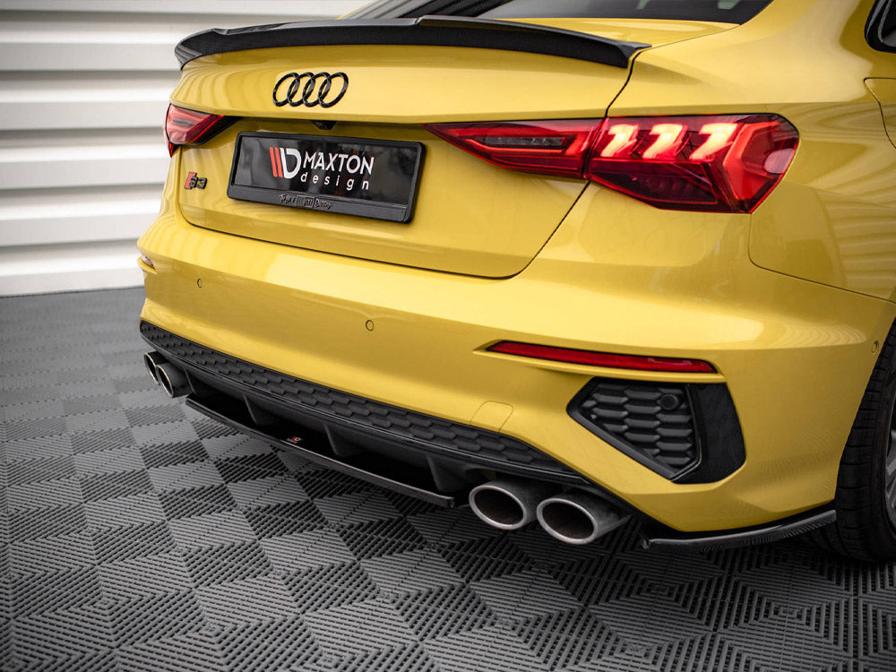 Maxton Design Central Rear Splitter Audi S3 Sedan 8Y
