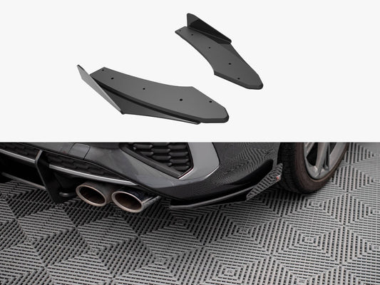 Maxton Design Street PRO Rear Side Splitters + Flaps Audi S3 Sedan 8Y