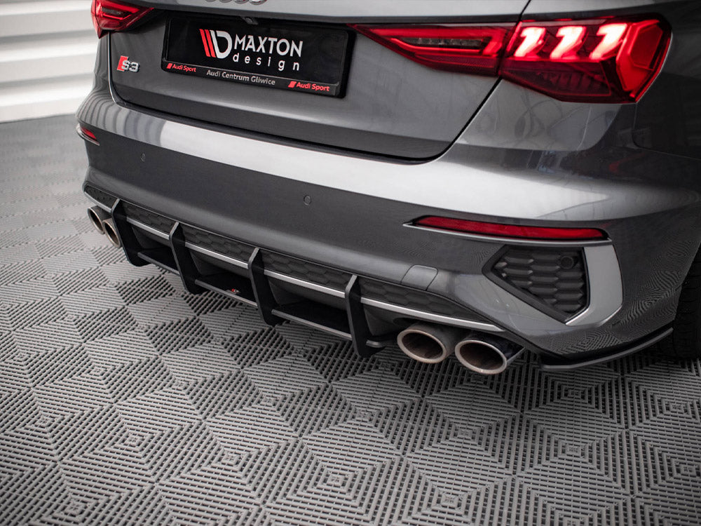 Maxton Design Street PRO Rear Diffuser Audi S3 Sedan 8Y (2020-)