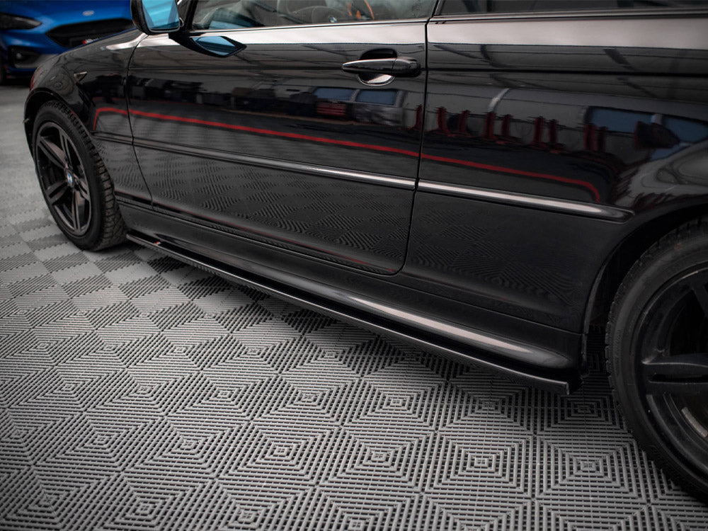 Maxton Design Side Skirts Diffusers V.2 Bmw 3 Coupe M-pack E46 (1999-2005)