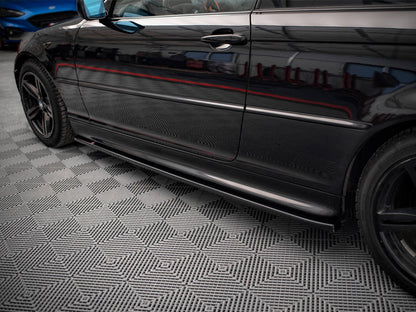 Maxton Design Side Skirts Diffusers V.2 Bmw 3 Coupe M-pack E46 (1999-2005)